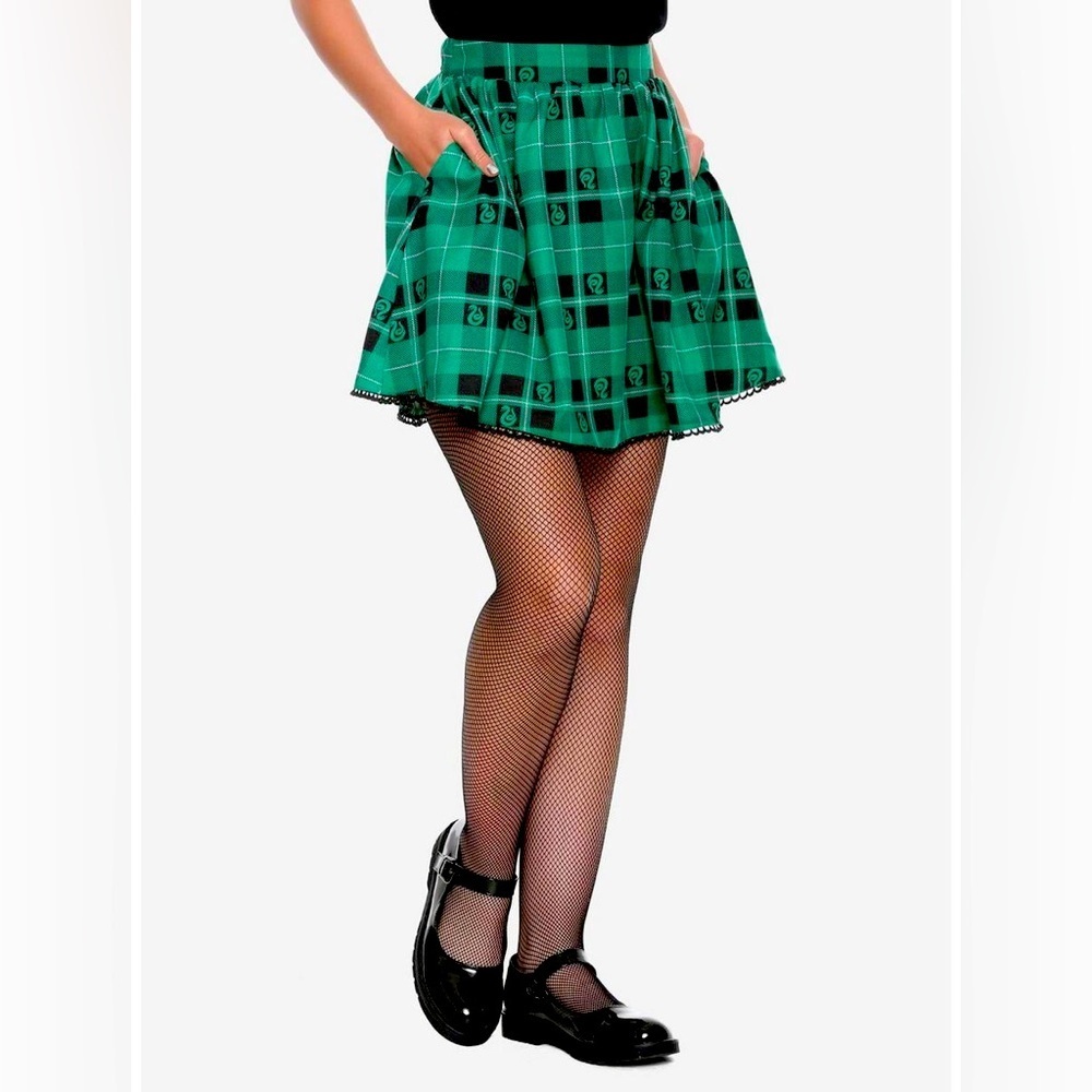 Harry Potter Slytherin Plaid Skirt Size Medium